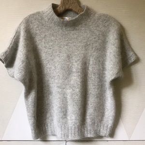 Lux Chaus batwing angora blend top M